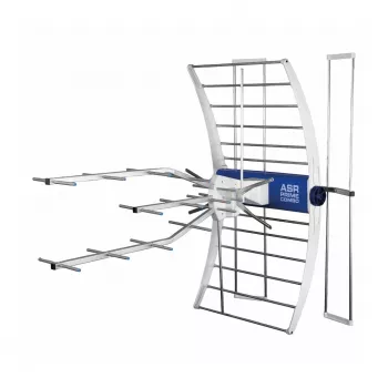 ASR Prime Combo 20 antenna TV terrestre attiva con bypass (alimentatore non incluso)