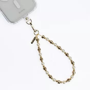 Crong Phone Charm - Cinturino da polso per telefono (perle moderne)