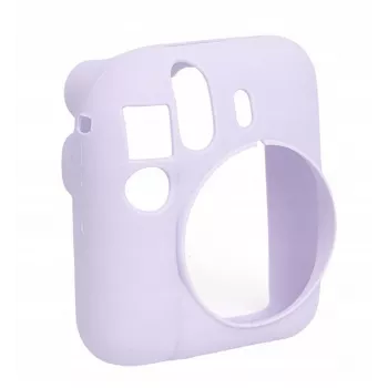 LOVEINSTANT Custodia protettiva in silicone per Fujifilm Instax Mini 12 – Lilla