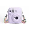 LOVEINSTANT Custodia protettiva in silicone per Fujifilm Instax Mini 12 – Lilla