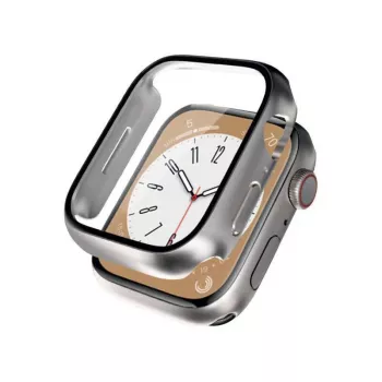 Crong Hybrid Watch Case con vetro temperato per Apple Watch 40mm - Starlight