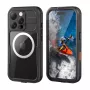 Crong Seal Cover custodia impermeabile IP68 per iPhone 16 Pro (nero)