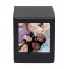 LOVEINSTANT Scatola per conservare foto per Fujifilm Instax Square - Nero con finestra, per 100 foto