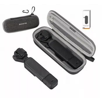 SUNNYLIFE Valigia rigida con moschettone per DJI Osmo Pocket 4 / 3 - grigia