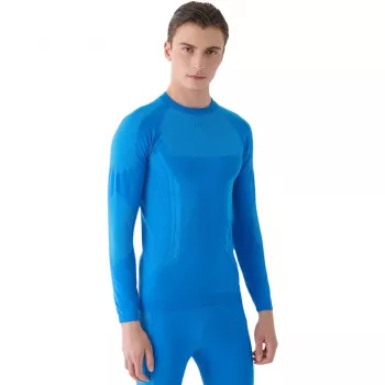 T-shirt termoattiva uomo 4F M165 blu 4FWAW24USEAM165 33S S/M