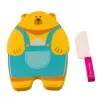 LEAN TOYS Tagliere frutta e verdura con set coltelli giocattolo educativo per bambini