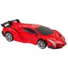 LEAN TOYS Robot auto 2 in 1 veicolo RC radiocomandato rosso