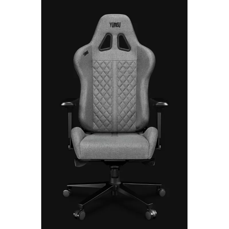 YUMISU 2050 Sedia da ufficio, rivestimento in tessuto, Cloud/Black (Y-2050-LB-M)