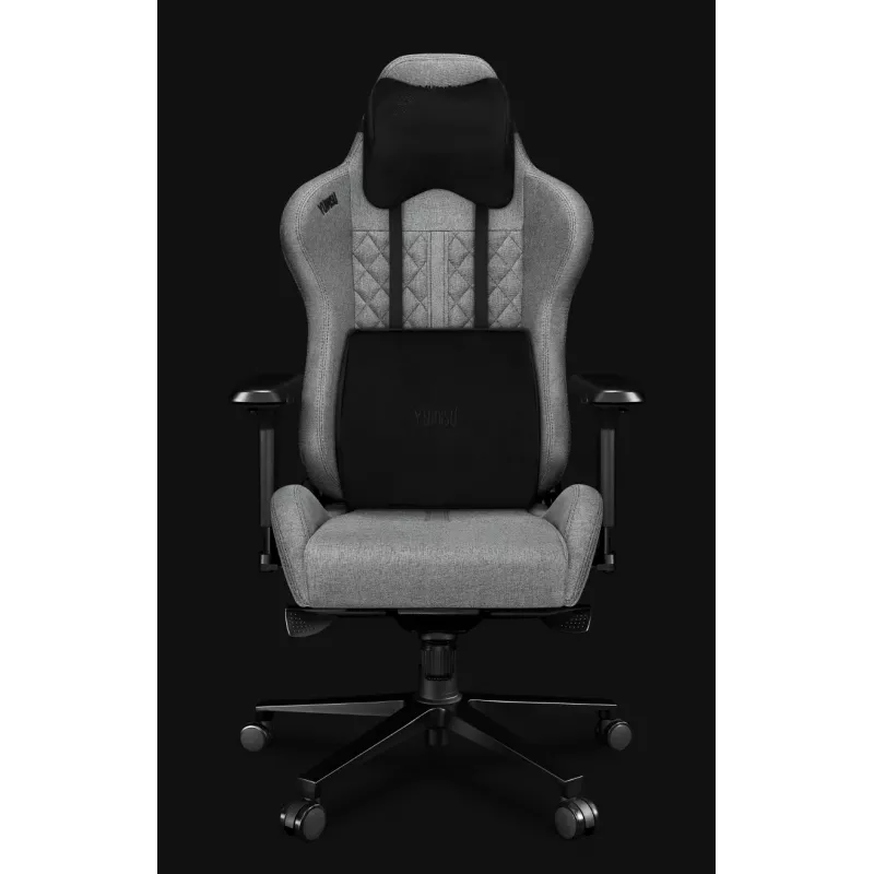 YUMISU 2050 Sedia da ufficio, rivestimento in tessuto, Cloud/Black (Y-2050-LB-M)