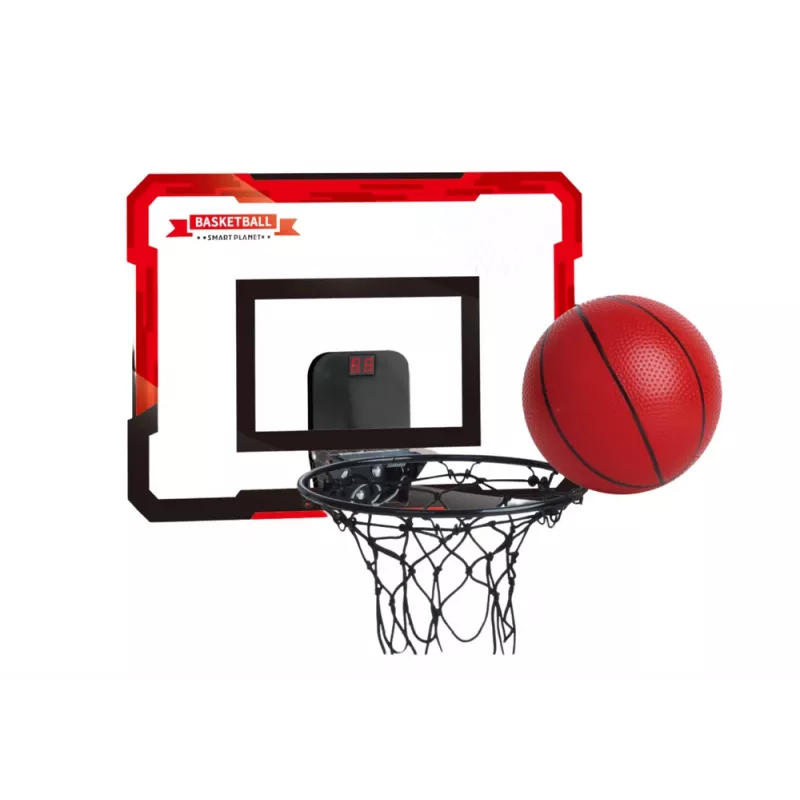 LEAN TOYS canestro da basket per bambini tabellone contatore pallone set