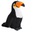 LEAN TOYS Peluche Tucano Uccello Peluche Mascotte Peluche Bianco 30cm