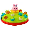 LEAN TOYS Gioco arcade Martellare le carote con coniglietto saltellante