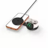 TECH-PROTECT A55 Caricabatterie magnetico MagSafe 2 in 1 25W Qi2.2 Nero