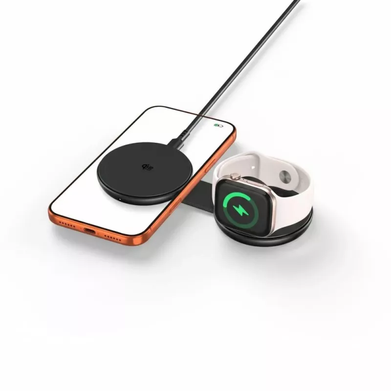 TECH-PROTECT A55 Caricabatterie magnetico MagSafe 2 in 1 25W Qi2.2 Nero