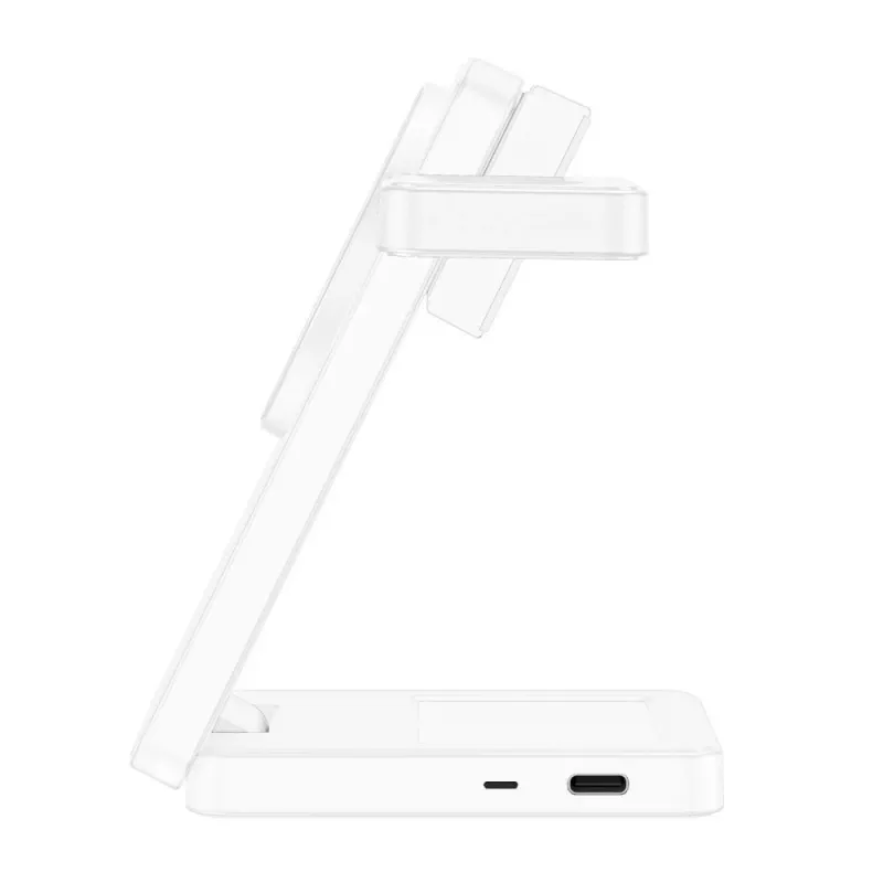 TECH-PROTECT A56 Caricabatterie wireless magnetico MagSafe 3 in 1 25W Qi2.2 Bianco