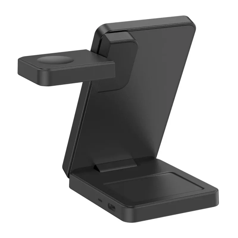 TECH-PROTECT A56 Caricabatterie wireless magnetico MagSafe 3 in 1 25W Qi2.2 Nero