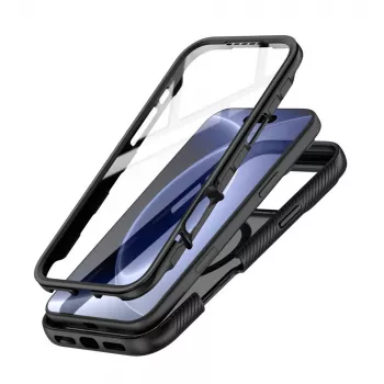 Tech-Protect Defense Custodia MagSafe per iPhone 17 Pro / 18 Pro Nero opaco
