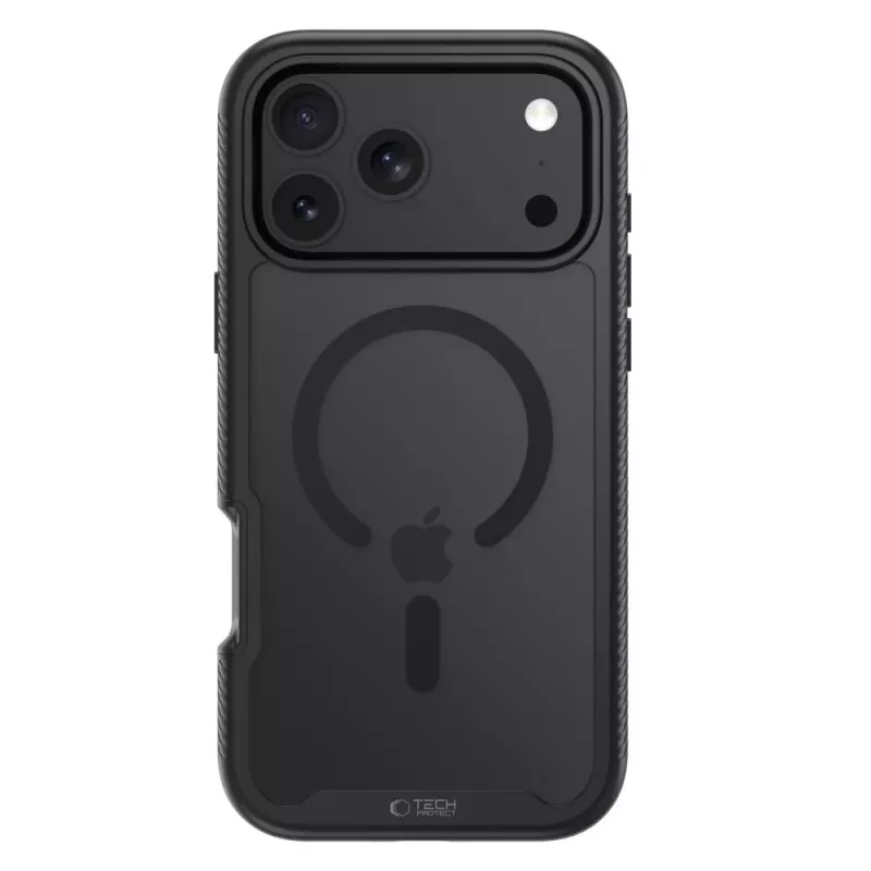 Tech-Protect Defense Custodia MagSafe per iPhone 17 Pro / 18 Pro Nero opaco