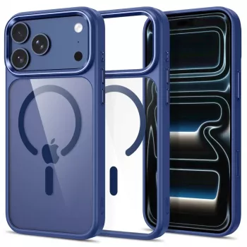 Tech-Protect Magmat MagSafe Clear Case per iPhone 17 Pro Max / 18 Pro Max - Deep Blue