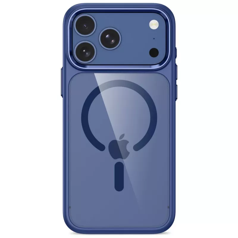 Tech-Protect Magmat MagSafe Clear Case per iPhone 17 Pro Max / 18 Pro Max - Deep Blue