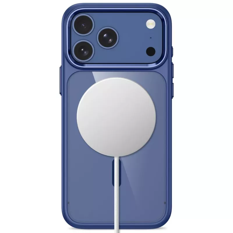 Tech-Protect Magmat MagSafe Clear Case per iPhone 17 Pro Max / 18 Pro Max - Deep Blue