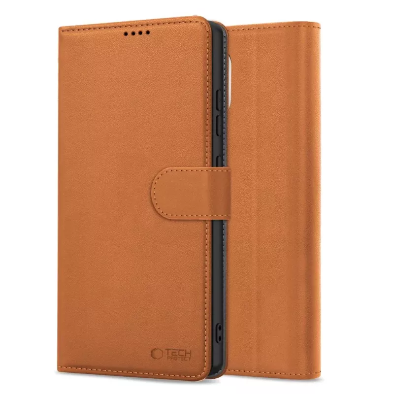 Tech-Protect Custodia portafoglio per Apple iPhone 16E Marrone sella