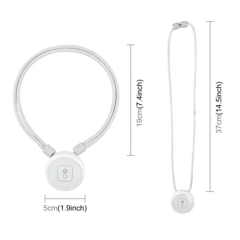 PULUZ PU1205W Supporto magnetico da collo con cordino per Insta360 GO Ultra, bianco