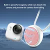 PULUZ PU1205W Supporto magnetico da collo con cordino per Insta360 GO Ultra, bianco