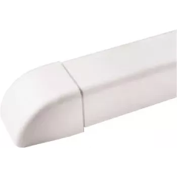 IVENSIS IPEP80 Terminale per canale portacavi bianco