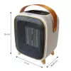 Adler AD 7762 Termoventilatore ceramico PTC con telecomando, 2000W, display LED, oscillazione 45°, timer 12h, protezione antisuraghezza e antiribaltamento, nero