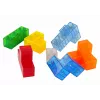 LEAN TOYS Magic Magnetic Cube 7 Elements - Puzzle magnetico 3D, 7 pezzi, multicolore, giocattolo educativo da 6 anni