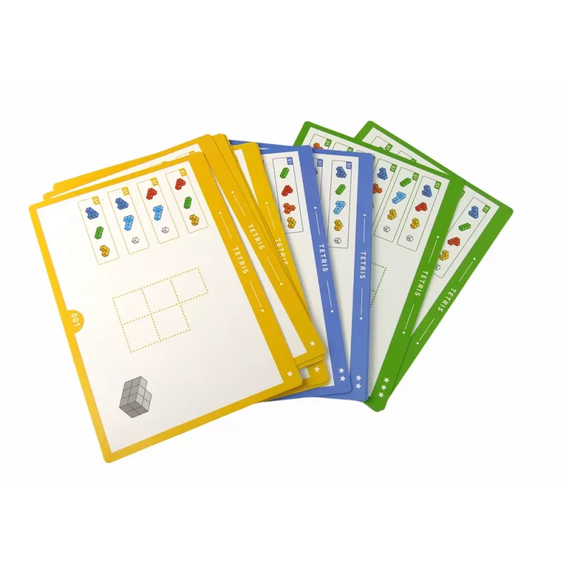 LEAN TOYS Magic Magnetic Cube 7 Elements - Puzzle magnetico 3D, 7 pezzi, multicolore, giocattolo educativo da 6 anni