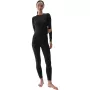 T-shirt termico da donna 4F F176 Deep Black Allover taglia M/L