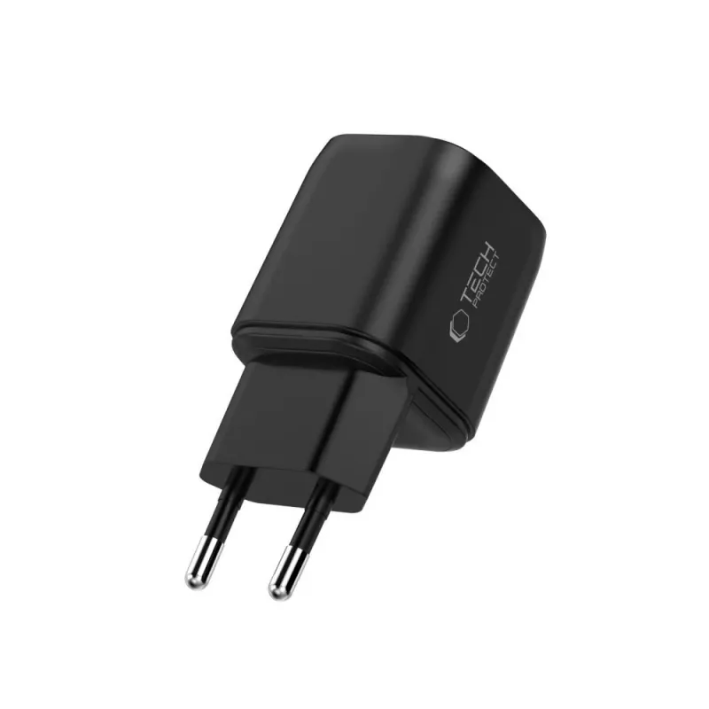 TECH-PROTECT NCA100W-GaN Alimentatore GaN 3 porte 100W PD 3.2 / QC3.0 nero