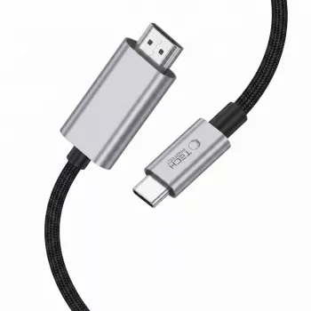 TECH-PROTECT ULTRABOOST Cavo USB-C a HDMI 2.1 8K 60Hz 200cm grigio ferro