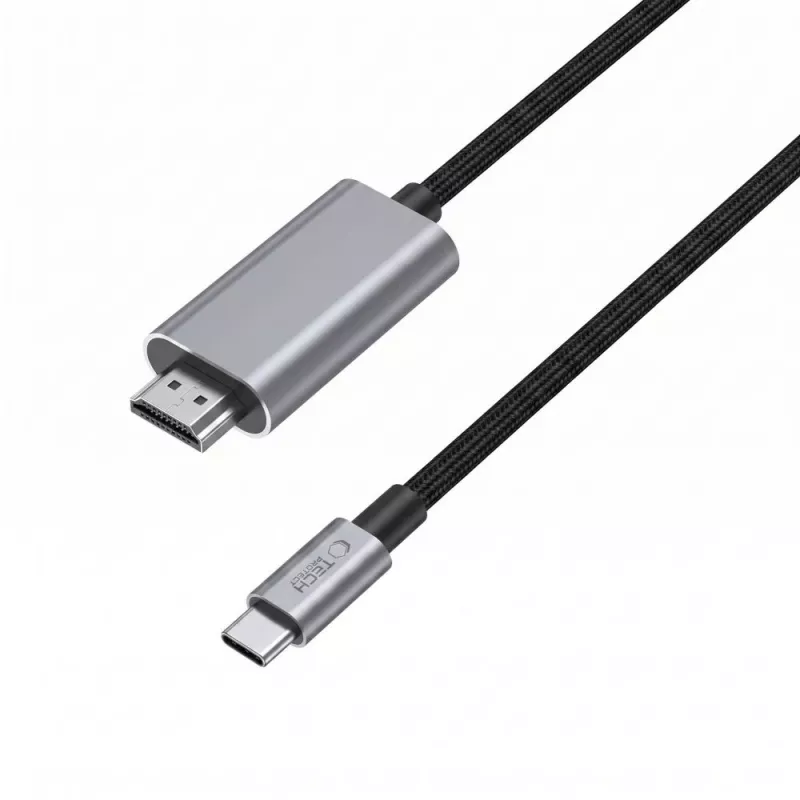 TECH-PROTECT ULTRABOOST Cavo USB-C a HDMI 2.1 8K 60Hz 200cm grigio ferro