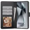 Custodia portafoglio Tech-Protect per Samsung Galaxy S25 Edge nero