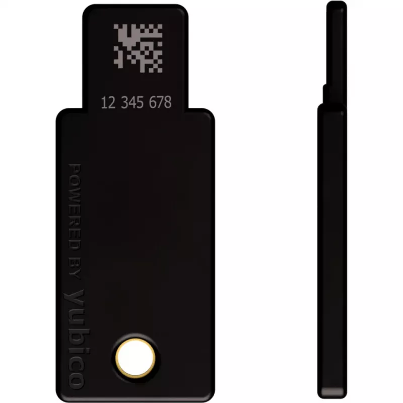 Chiave di sicurezza YubiKey 5 NFC confezione da 2 (nero/oro, USB-A e NFC)