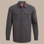 Craghoppers NosiLife Adventure camicia a maniche lunghe III - Black Pepper, XL