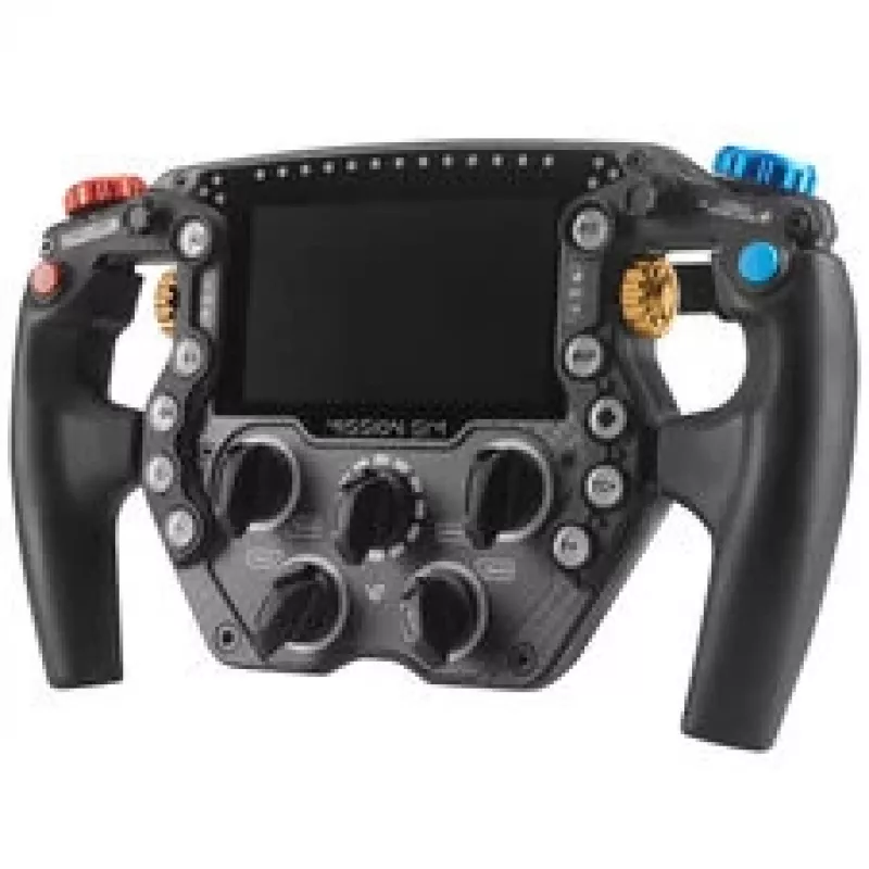 Volante da simulazione VPG Sim Mission Sim Racing, touchscreen 5 pollici, ARGB, 290mm - nero
