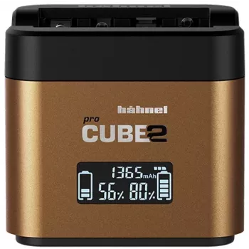 Hähnel ProCube 2 Twin caricabatterie per Olympus (1000 574.0)