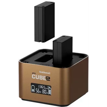 Hähnel ProCube 2 Twin caricabatterie per Olympus (1000 574.0)