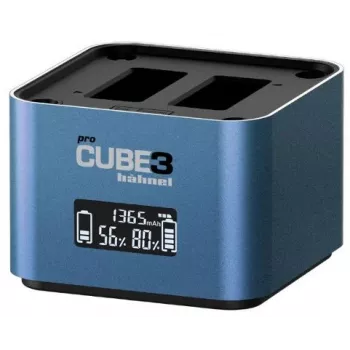Hähnel ProCube 3 Twin caricabatterie per fotocamere Panasonic (1000 577.4)
