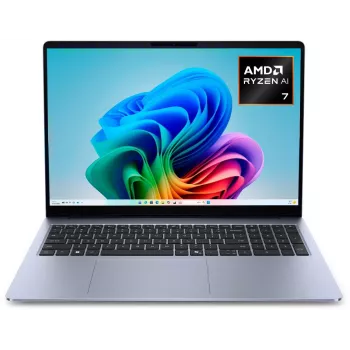 Dell 16S DS16265 Ryzen AI 7 445 notebook 16 pollici WQXGA - 32GB RAM, 1TB SSD, Windows 11 Home, platino argento