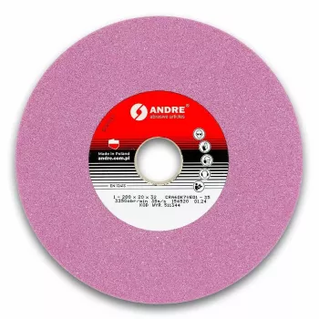 ANDRE disco abrasivo piatto 200mm x 20mm x 32mm CRA60K7VE01-35 rosa Tipo 1