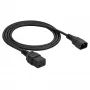 Akyga AK-UP-02 cavo di prolunga server IEC C14 a IEC C19, 3 x 1 mm², 1,8 m, nero