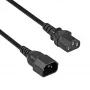 Akyga AK-PC-07C cavo di prolunga CU IEC C13 a C14 3m nero