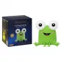 INNOGIO GIOFROGO luce notturna LED rana GIO-165 - lampada in silicone ricaricabile con controllo touch, 7 colori, timer