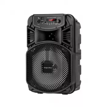 Kruger & Matz Music Box altoparlante portatile wireless 10W Bluetooth 5.0 TWS radio FM AUX microSD USB nero