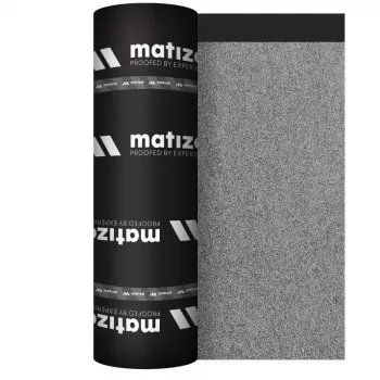 BASE V sottotegola guaina S3.0 S-F 10m2 - membrana bituminosa saldata modificata SBS, rinforzata con fibra di vetro, spolverata di sabbia, 3mm, rotolo 1m x 10m, nero/grigio